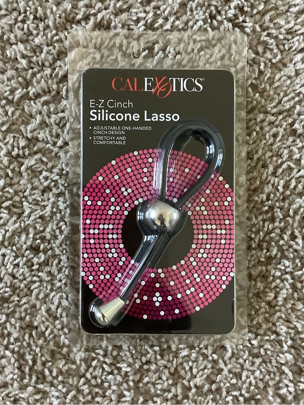 E-Z Cinch Silicone Lasso - Black